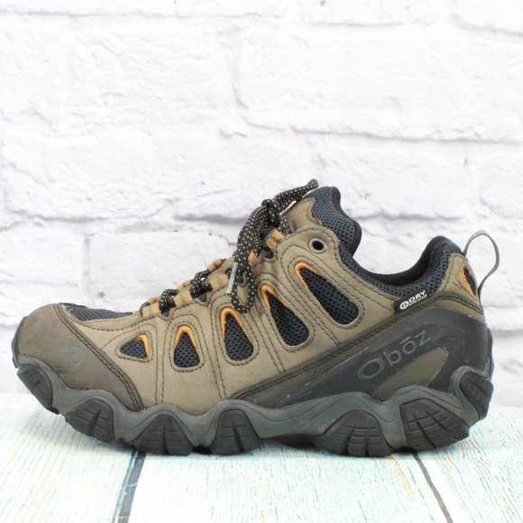 oboz Shoes - Oboz Sawtooth II Brown Leather Waterproof Lace Up Hiking Shoes Size 8.5
